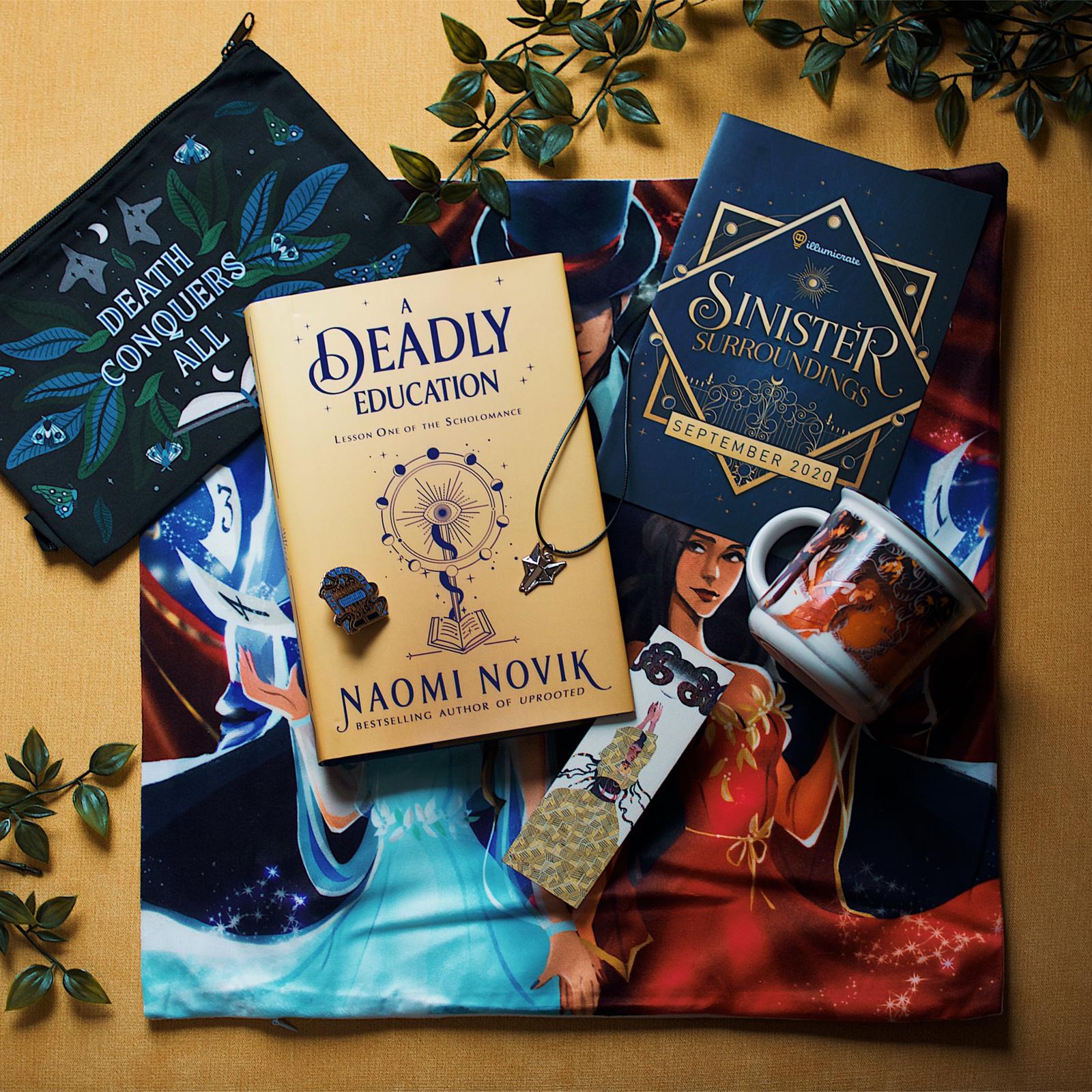 A Deadly Education by Naomi Novik (Illumicrate 'Sinister Surroundings' Exclusive)