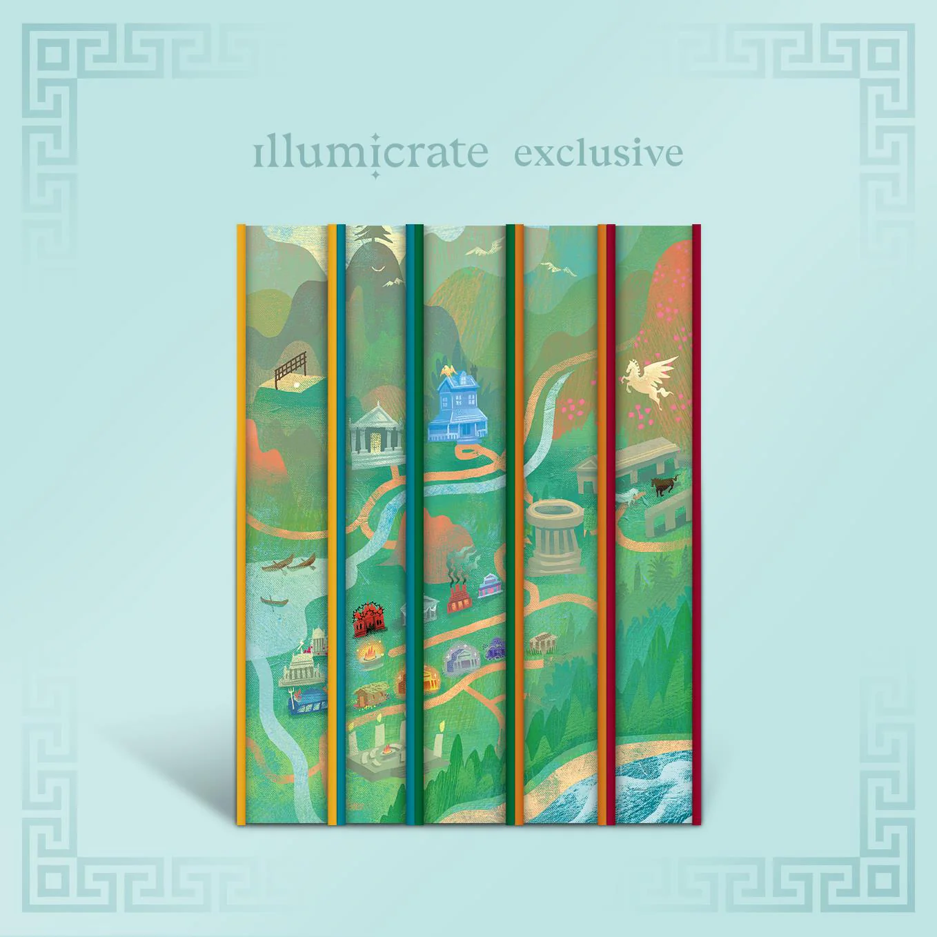 Percy Jackson and the Olympians series by Rick Riordan (Illumicrate Exclusive) - Image 3