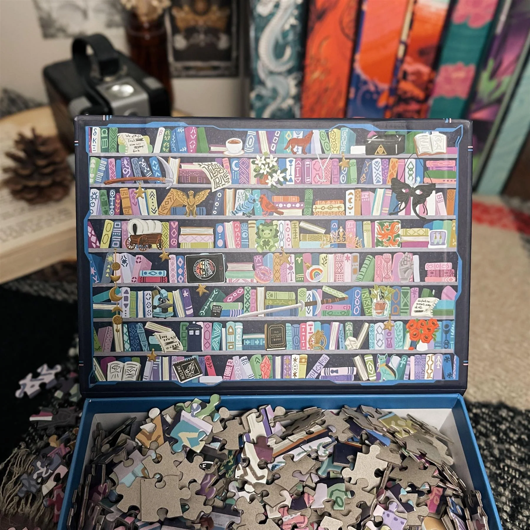 The Science Fiction Bookcase Jigsaw Puzzle - Image 3