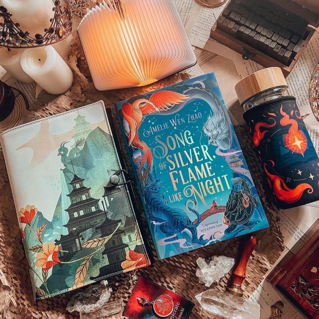 Song of Silver, Flame Like Night by Amelie Wen Zhao Full Box (Illumicrate 'Into the Fire' Exclusive)