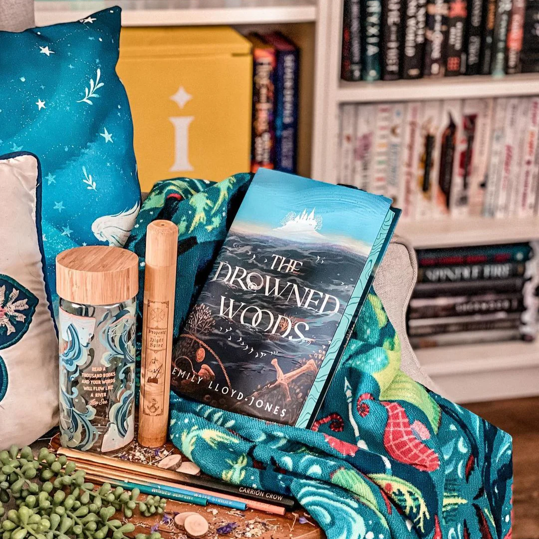 The Drowned Woods by Emily Lloyd-Jones full box (Illumicrate 'In Too Deep' Exclusive)