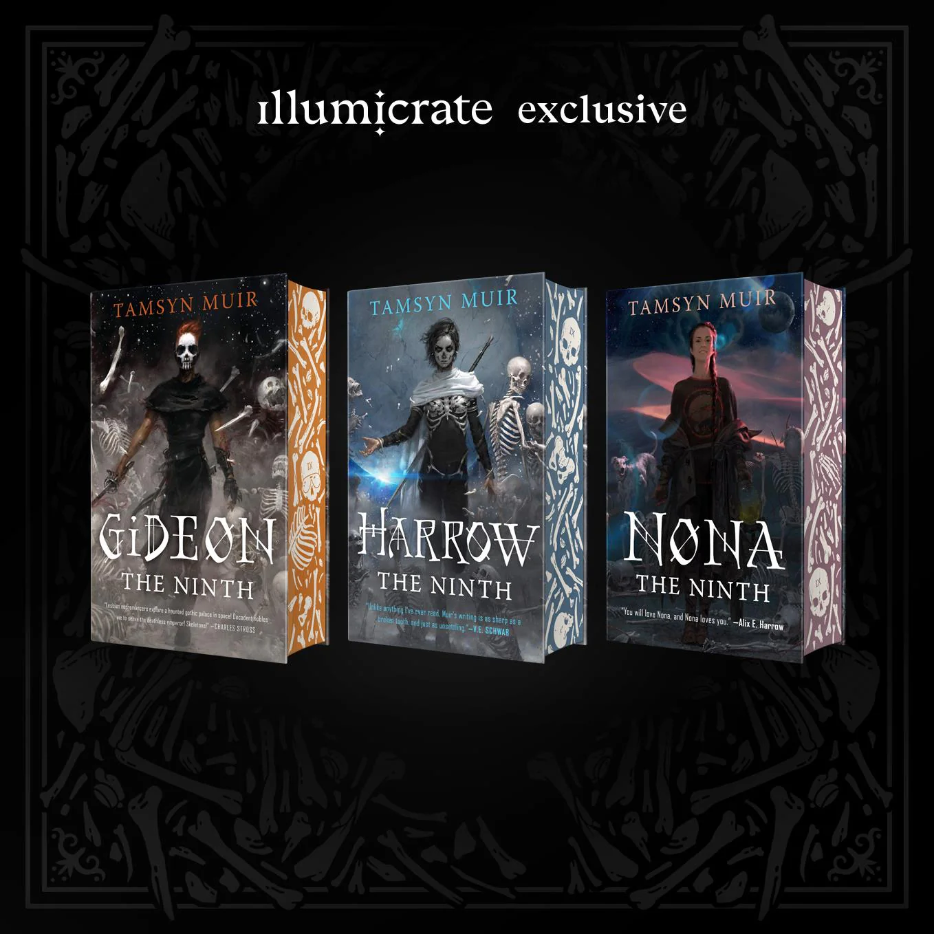 The Locked Tomb series 1-3 by Tamsyn Muir (Illumicrate Exclusive) - Image 2