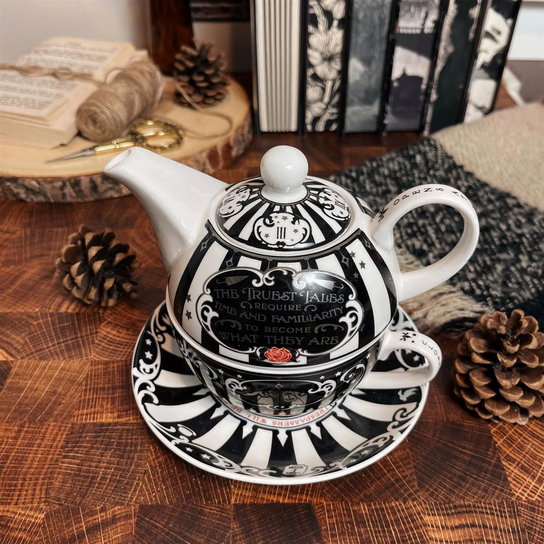 The Night Circus Ceramic Teapot and Cup