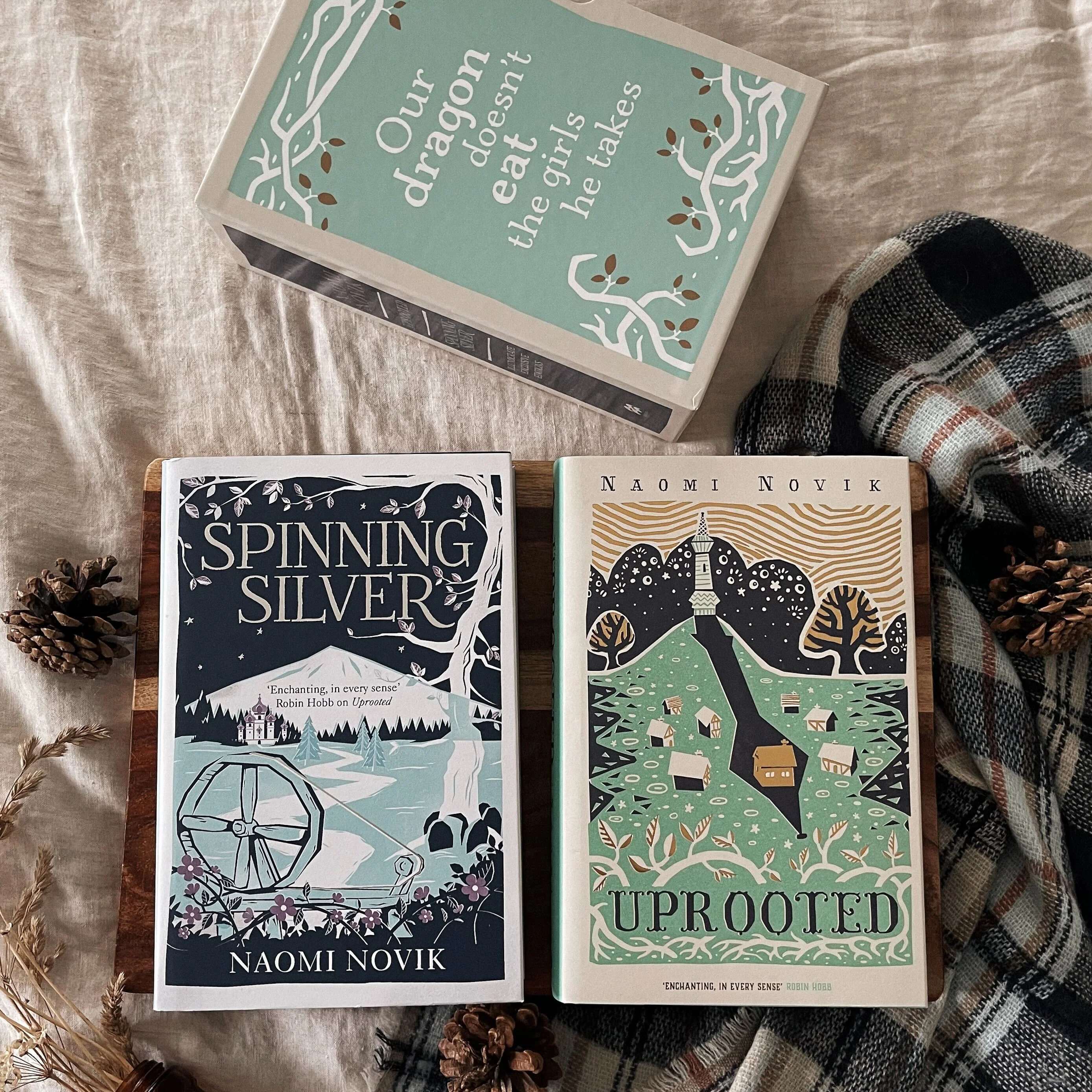 Uprooted and Spinning Silver by Naomi Novik (Illumicrate Exclusive)